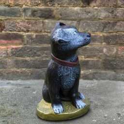 Stone Jack Russell Terrier Figurine Outdoor Dog Sculpture Concrete Garden Pet Decoration Handmade Puppy Statue Cement Memorial Ornament - thumbnail 4
