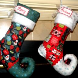 Christmas Stocking With Personalized Name Tag - Elf - thumbnail 4