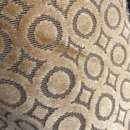 Deco Velvet in Java, Antique Gold, Blue Haze Or Limestone - One Pillow - thumbnail 3