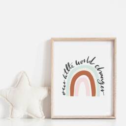 Inspiring Christian Nursery Print, Kids Wall Art Baby Decor, Gifts, New Born Gift, Inspirational - thumbnail 2