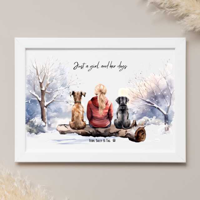 Christmas Gifts For Her, Girlfriend, Friend, Secret Santa Gift, Gift From The Dog, Dog Mum Personalised Pet Sister - image 1