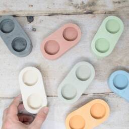 Oval Concrete Tea Light Holder Modern Home Decor, Handmade in Bristol - thumbnail 2