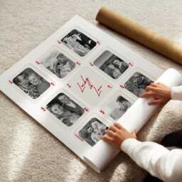 Playing Card Photo Collage Wall Art - Personalised Valentines Gift Boyfriend, Girlfriend - thumbnail 2
