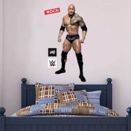 Wwe - The Rock Wrestler Decal 24 + Bonus Wall Sticker Set - thumbnail 1