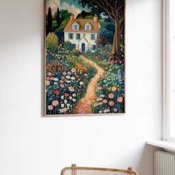 Floral Art, Garden Botanical Art Print, Flowers Wall William Morris Poster, Vintage Countryside Housewarming Gift - thumbnail 2
