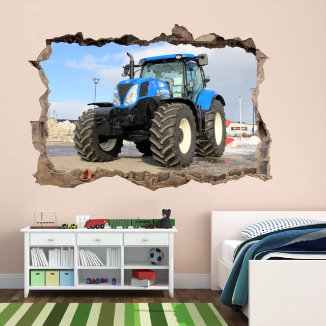 Modern Tractor Wall Sticker Mural Decal Poster Print Art Home Farm Decor Agricultural Vehicle Bz38 - image 1