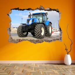 Modern Tractor Wall Sticker Mural Decal Poster Print Art Home Farm Decor Agricultural Vehicle Bz38 - thumbnail 2