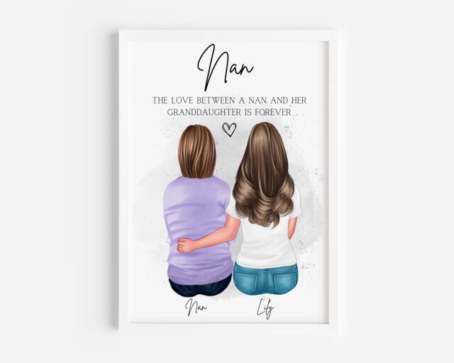 Personalised Gift For Nanny, Nanny Gifts, Grandma Nana Gifts Nan, Print, Nan Gift, Christmas - image 1