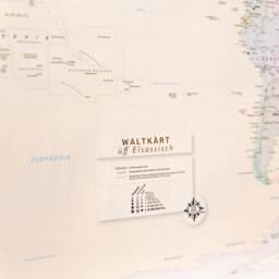 Alsatian Language World Map, Alsace Dialect Wall Art - thumbnail 3