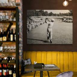 Ben Hogan Famous Golf Shot - Wrapped Framed Canvas Rolled Photo/Poster Print - thumbnail 2