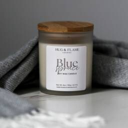 Blue Spruce Candle Three Wick Soy Wax Candle - Cozy Home - thumbnail 2