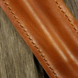 Handmade Brown Leather Fountain Pen Sleeve/Single Pen Holder Case Pouch Ps003S - thumbnail 3