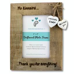 School Teacher Photo Frame Gift/Childminder Nursery Worker - End Of Term Thank You Personalised 6x4 - thumbnail 1