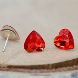 Red Heart Push Pins Wedding Thumbtacks Tacks Decorative Craft Art Board Map Heartr Thumb Pin - thumbnail 2