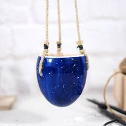 Handmade Ceramic Hanging Planter Mini Succulent, Air Plant, Cactus - thumbnail 2