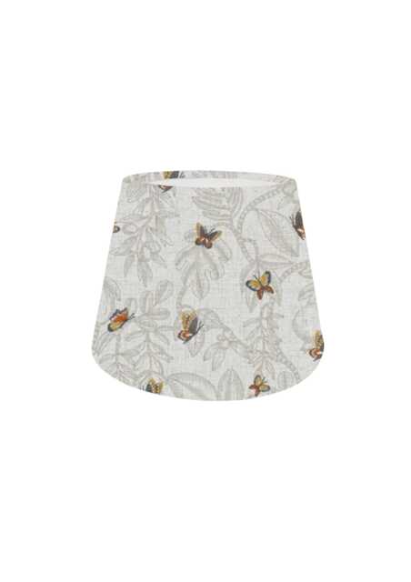 Butterfly Lampshade, Melati Slate Fabric Drum, Handmade Decor - image 1