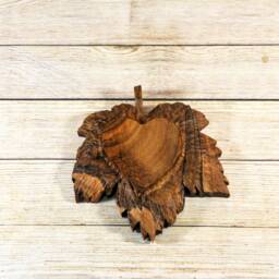 Wooden Candlestick, Natural Wooden Candleholder, Leaf, Home Decor, Room Decorative Tea Candles - thumbnail 4