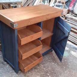 Hand Crafted Butchers Block Style Kitchen Island - thumbnail 3
