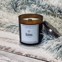 Dodona - Fall Leaves Citrus, Cinnamon, Green Leaves, Pecan Scent All Natural Soy Candle, Wood Wick, Eco-Friendly - thumbnail 1