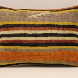 Bohemian Cushion Wool Pillow Sofa Bed Aztec Very Rare Kilim 14x20 Emroidered Throw 4Bef-379 - thumbnail 2
