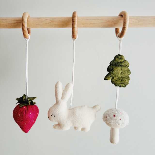 Baby Play Gym Woodland , Boho Nursery Accessory - image 1