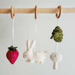 Baby Play Gym Woodland , Boho Nursery Accessory