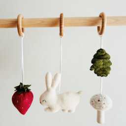 Baby Play Gym Woodland , Boho Nursery Accessory - thumbnail 2