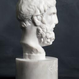 Marble Bust Of Philosopher Epicurus Carved Greek Marble Statue Artist Sculpture - thumbnail 2