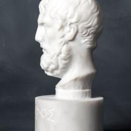 Marble Bust Of Philosopher Epicurus Carved Greek Marble Statue Artist Sculpture - thumbnail 4