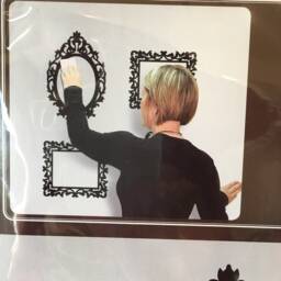 Do It Yourself Burnish Adhesive Wall Decor, Ornate Frames. Instant Decor Frame Designs. Appears Hand Painted. Easy To Apply - thumbnail 2