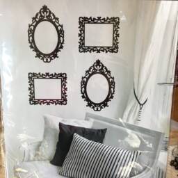 Do It Yourself Burnish Adhesive Wall Decor, Ornate Frames. Instant Decor Frame Designs. Appears Hand Painted. Easy To Apply - thumbnail 1