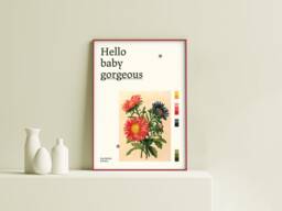 Hello Baby Gorgeous - Lisa Barlow Quote Real Housewives Of Salt Lake City Rhoslc Physical Poster Print Gift Hw13.1 - thumbnail 1
