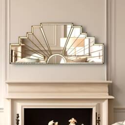 Lyon Deco Radiance Art Wall Mirror in Black - thumbnail 3