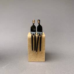Be Mine - Bronze Sculpture Of Gay Couple Lgbtq Gifts Wedding Cake Topper Anniversary- Valentine - thumbnail 4