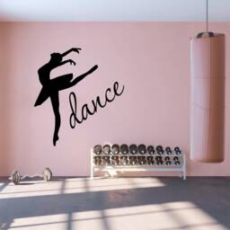 Ballet, Dance Sticker, Vinyl Wall Art Sticker, Transfer, Mural, Stencil, Easy To Apply, Instructions Included, Matt Finish - thumbnail 2
