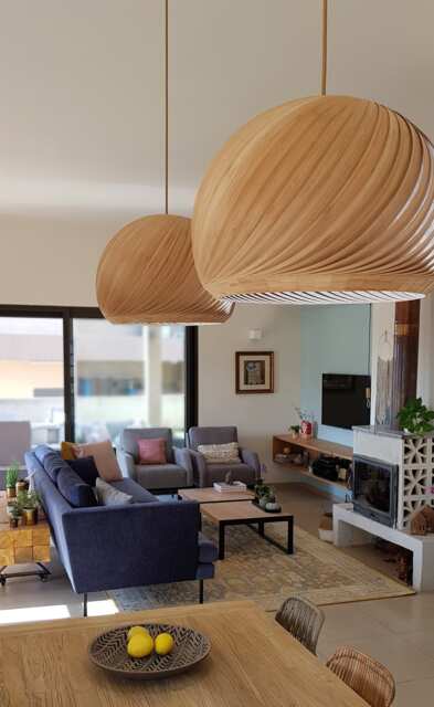 Handcrafted Bamboo Pendant Lighting Veneer Lampshade ~ Modern Wood Chandelier Us Prepaid Tariffs Dining Light Fixtures Wind - image 1