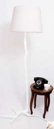 Floor Lamp Frozen Youthfulness.branch Lamp. Unique Gift.white Handmade Christmas Gift - thumbnail 4