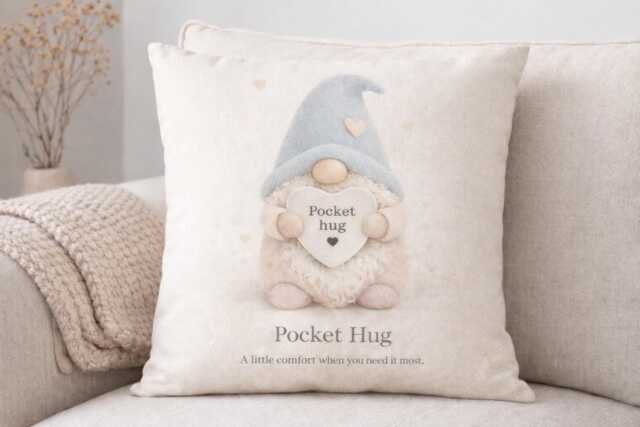 Pocket Hug Linen Cushion - 40 X 40cm - image 1