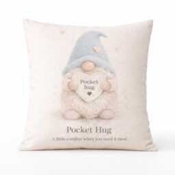 Pocket Hug Linen Cushion - 40 X 40cm - thumbnail 2