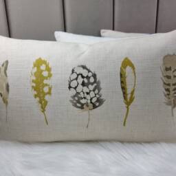 Harlequin Limosa Pillow Cover - Elegant Mustard Stone Accent For Stylish Home Decor - thumbnail 2