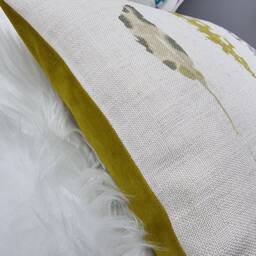 Harlequin Limosa Pillow Cover - Elegant Mustard Stone Accent For Stylish Home Decor - thumbnail 4
