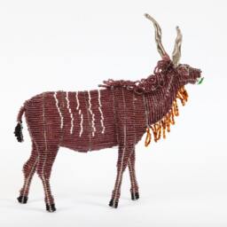 Kudu From The Wild At Art Limited Edition Collection. Handcrafted Bead-And-Wire African Animal Figurine - thumbnail 2