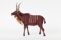 Kudu From The Wild At Art Limited Edition Collection. Handcrafted Bead-And-Wire African Animal Figurine - thumbnail 1