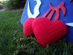 Legend Of Zelda Heart Piece Crochet Gaming Decor Item Or Gift - thumbnail 1