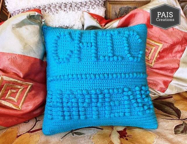 Chic Happens Crochet Pillow/Cushion Cover PDF Pattern - Instant Download - 14 - image 1