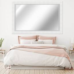 Large White Gloss Ripple Frame Mirror Elegant Framed Galaxy Wall - Choice Of Size Premium Quality Free P&p - thumbnail 4
