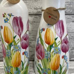 Tulip Vase & Light Up Bottle, Tulip Gifts - Mother's Day Gift - thumbnail 3