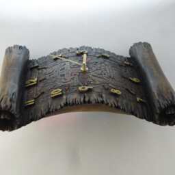 Wall Clock -Ancient Scroll - thumbnail 2