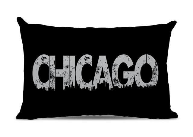 Chicago Pillow - Skyline City Urban Throw Gift Of