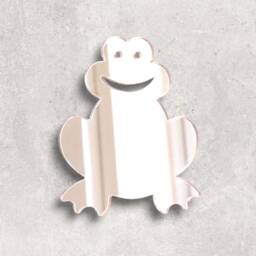 Frog Acrylic Mirror Wall Art Personalized Engraving Available - thumbnail 2
